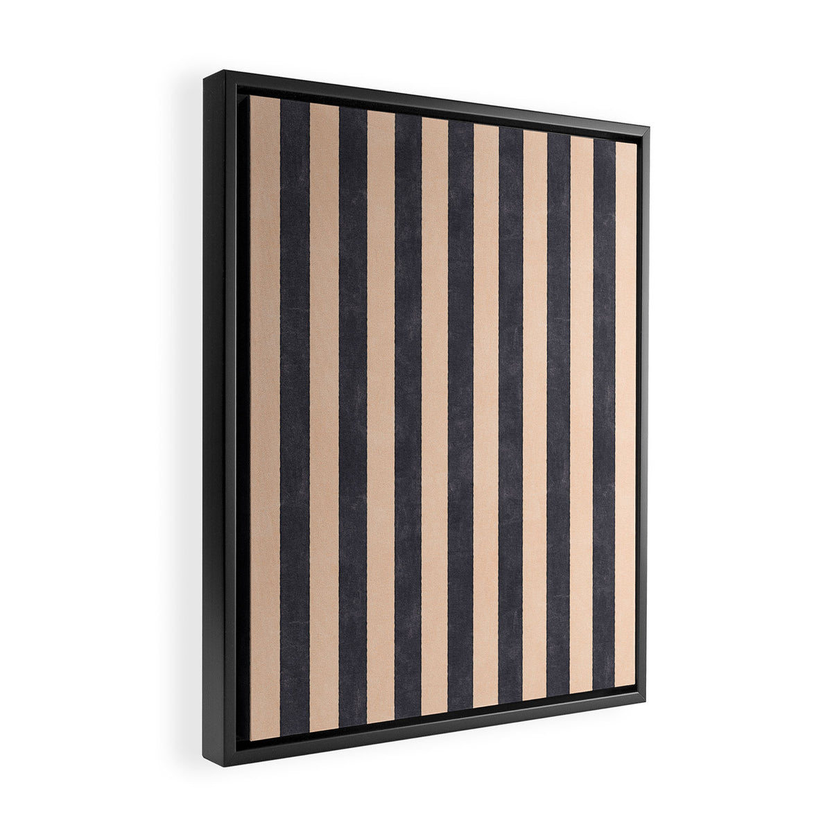 STRIPES 001 P - Basaltic Framed Canvas Print Gallery Image 2