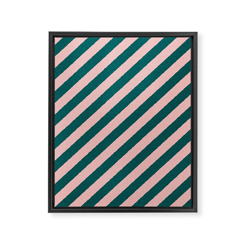 STRIPES - 002 - a Framed Canvas Print Gallery Image 6