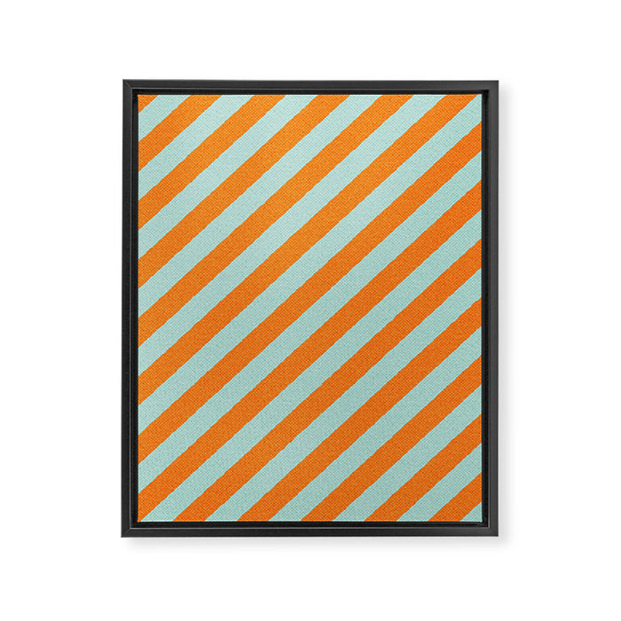 STRIPES - 002 - b Framed Canvas Print Gallery Image 1