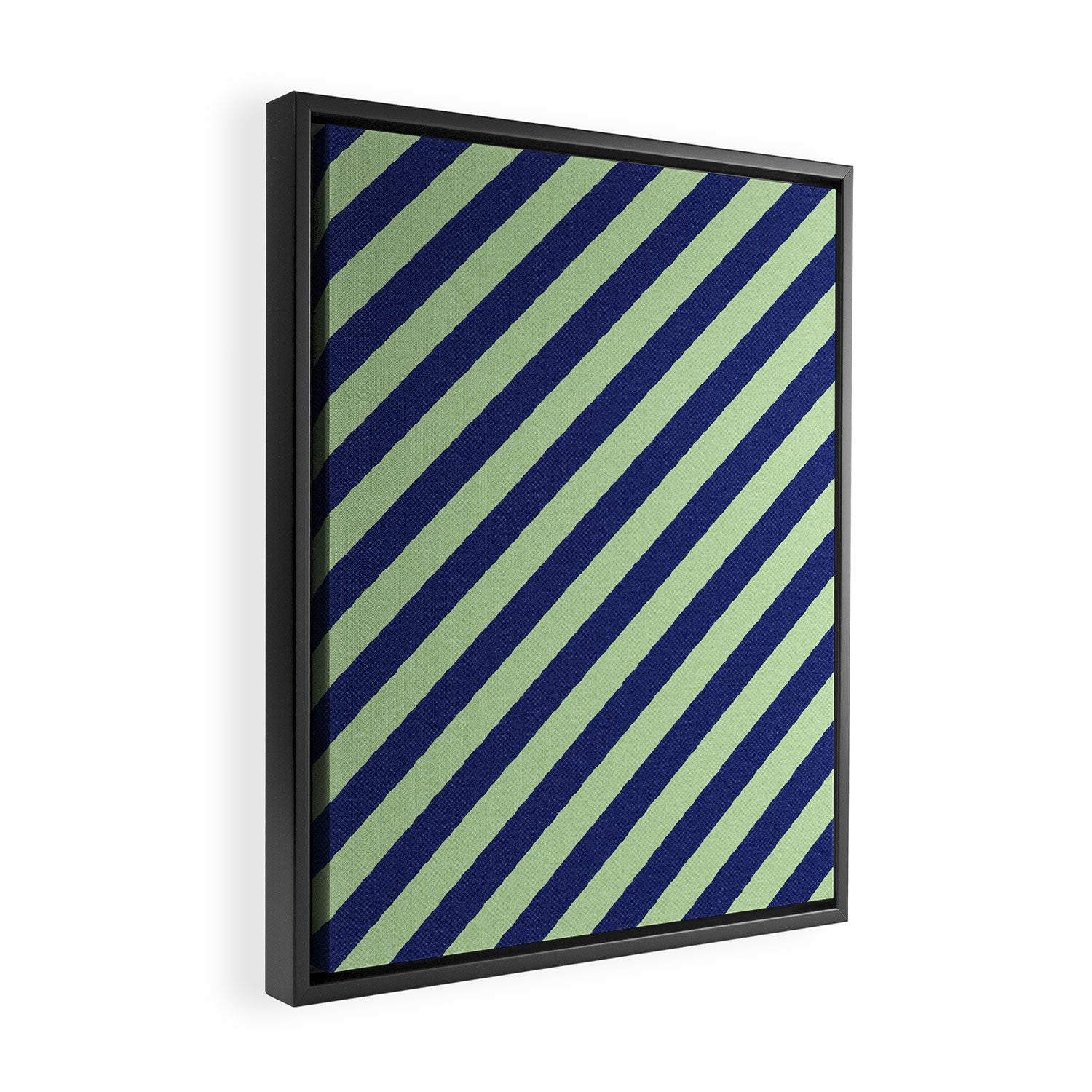 STRIPES - 002 - d Framed Canvas Print Gallery Image 2