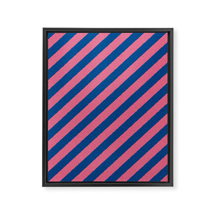 STRIPES - 002 - e Framed Canvas Print Gallery Image 1