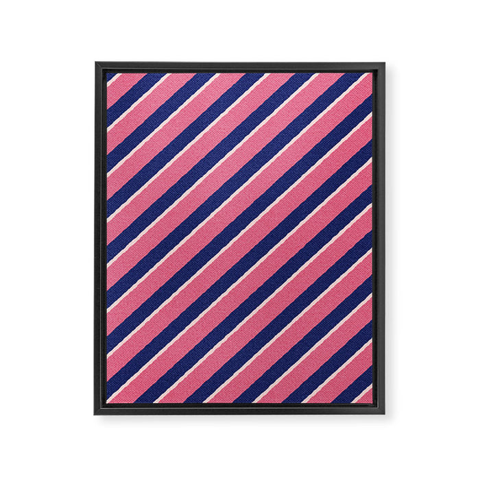 STRIPES - 003 - a Framed Canvas Print Gallery Image 1