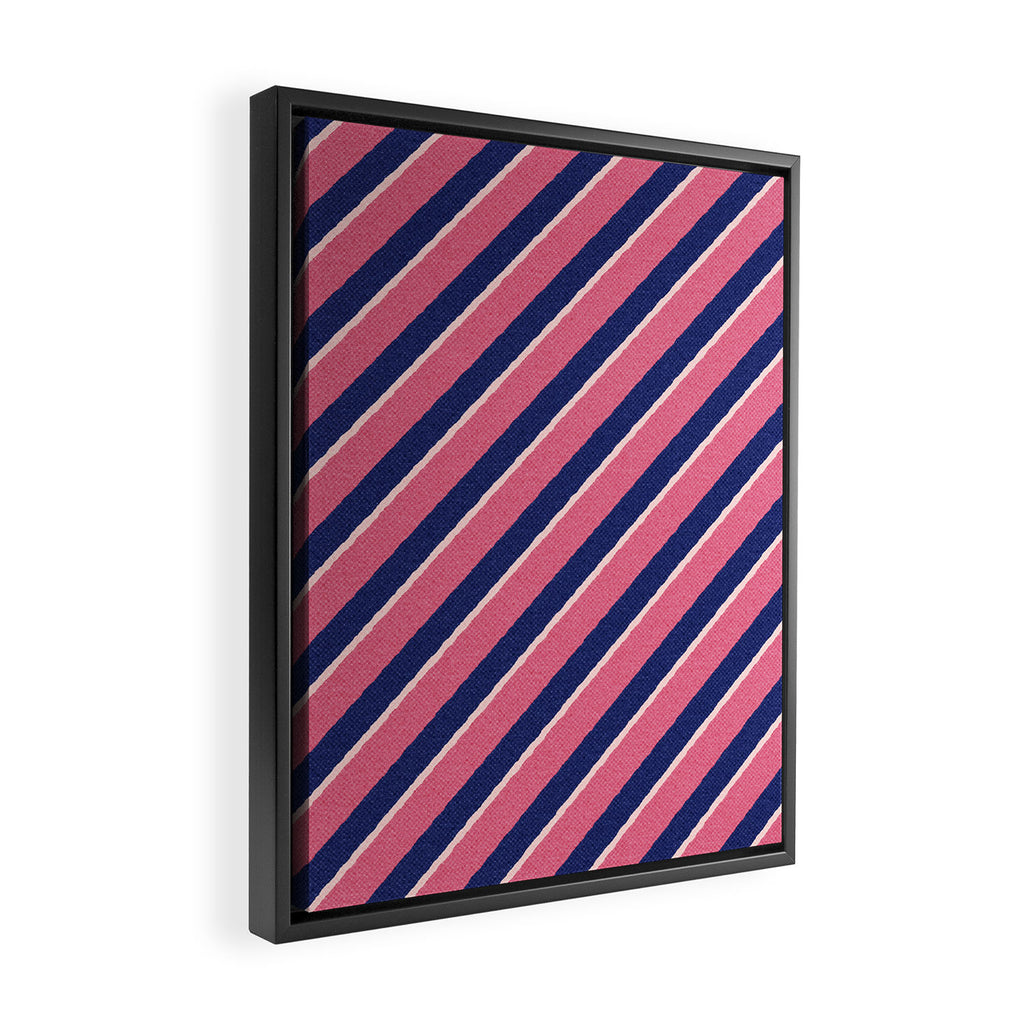 STRIPES - 003 - a Framed Canvas Print Gallery Image 2