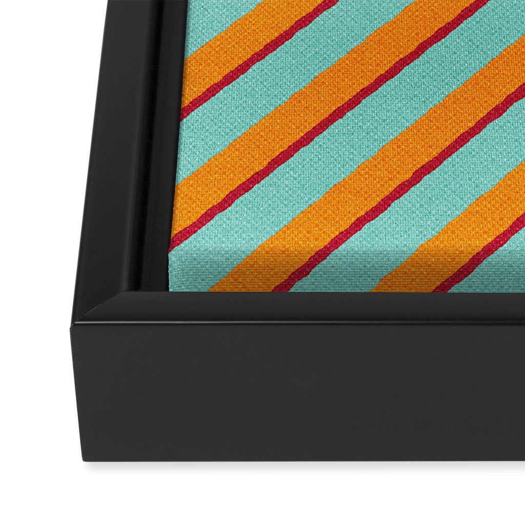 STRIPES - 003 - b Framed Canvas Print Gallery Image 3
