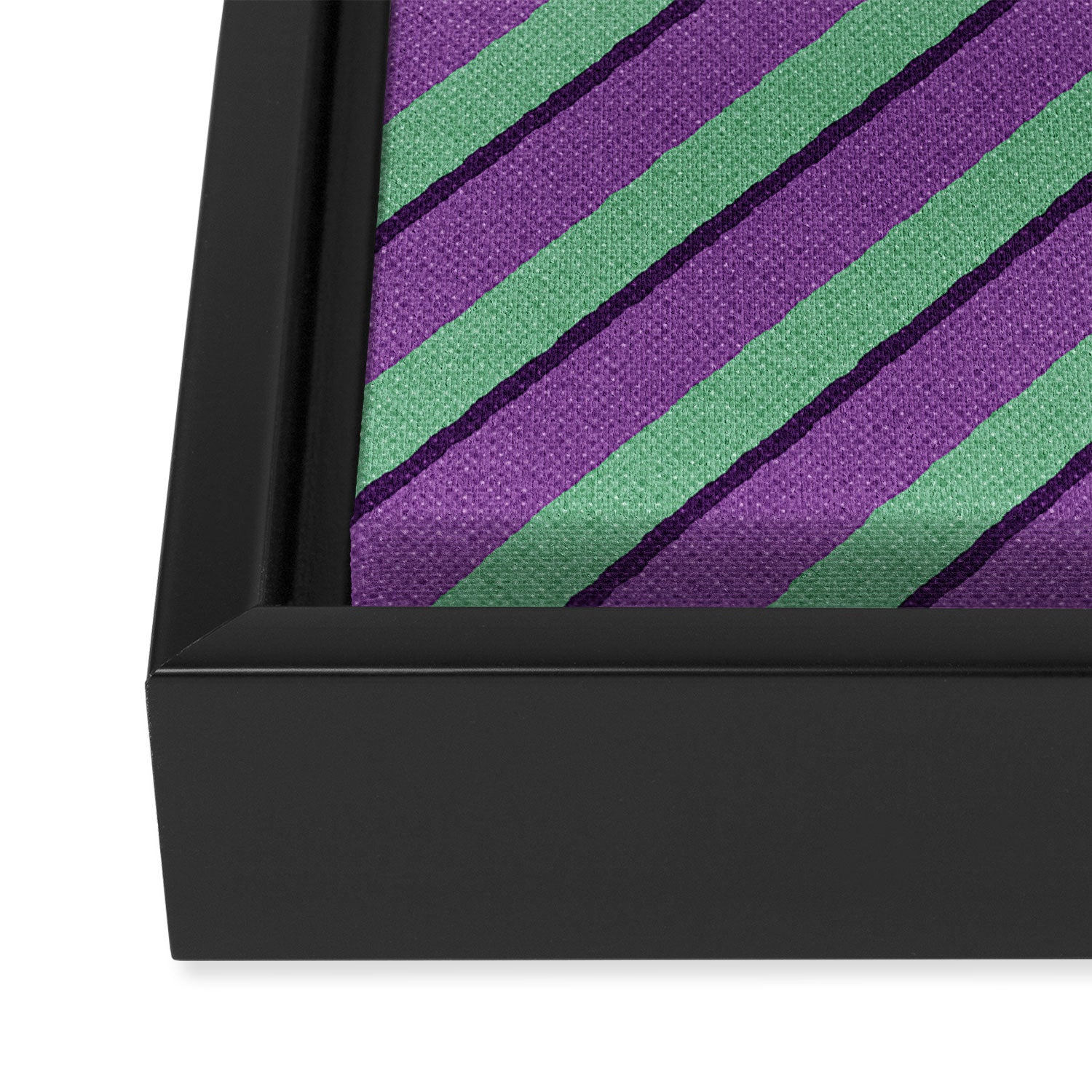STRIPES - 003 - d Framed Canvas Print Gallery Image 3