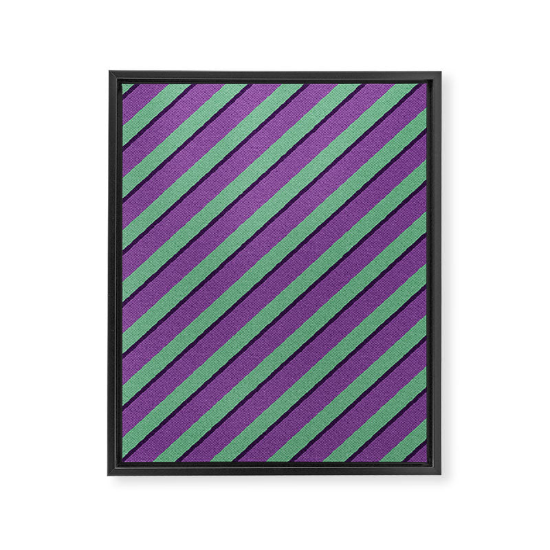 STRIPES - 003 - d Framed Canvas Print Gallery Image 6