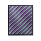 STRIPES - 003 - d Framed Canvas Print Gallery Image 6