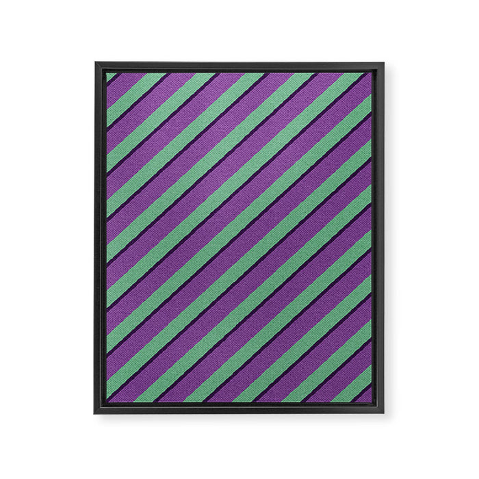 STRIPES - 003 - d Framed Canvas Print Gallery Image 1