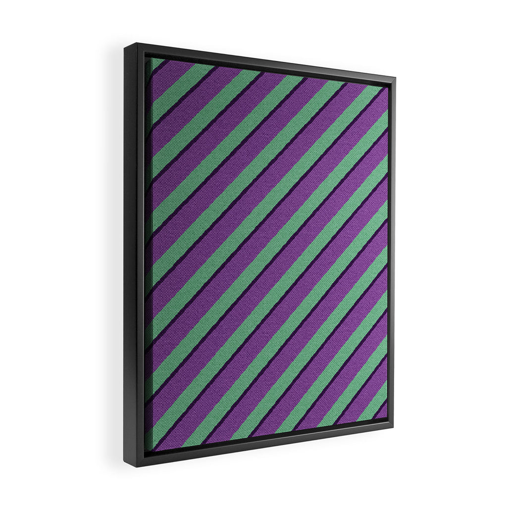 STRIPES - 003 - d Framed Canvas Print Gallery Image 2