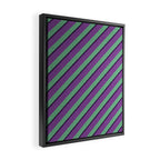 STRIPES - 003 - d Framed Canvas Print Gallery Image 2