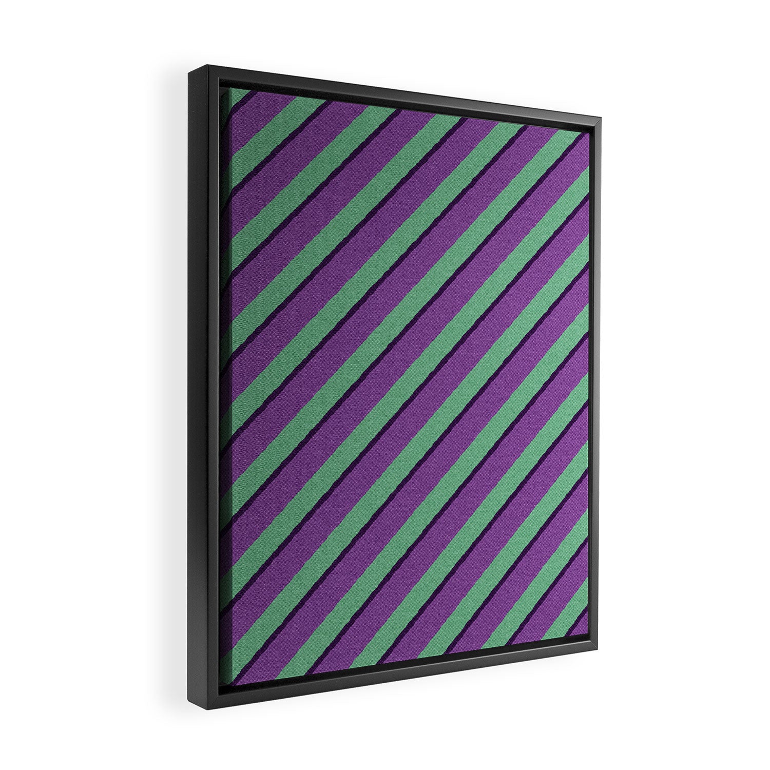 STRIPES - 003 - d Framed Canvas Print Gallery Image 2