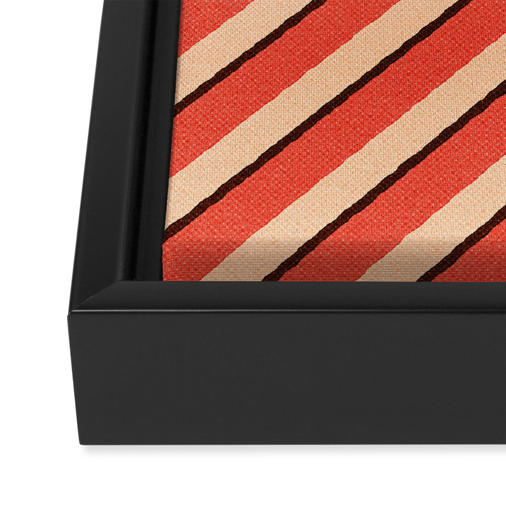 STRIPES - 003 - e Framed Canvas Print Gallery Image 3