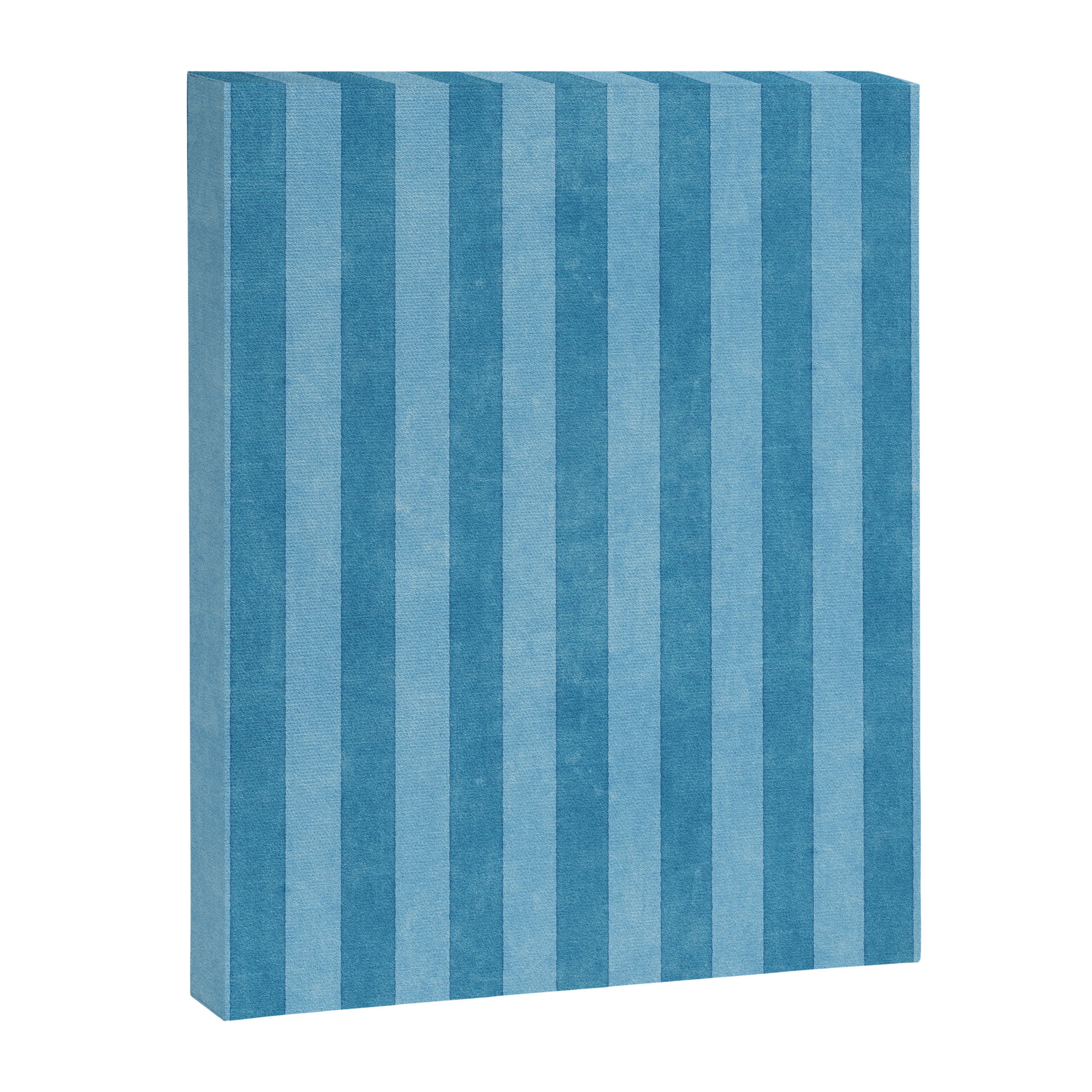 STRIPES - 004 - blue Canvas Print Gallery Image 3