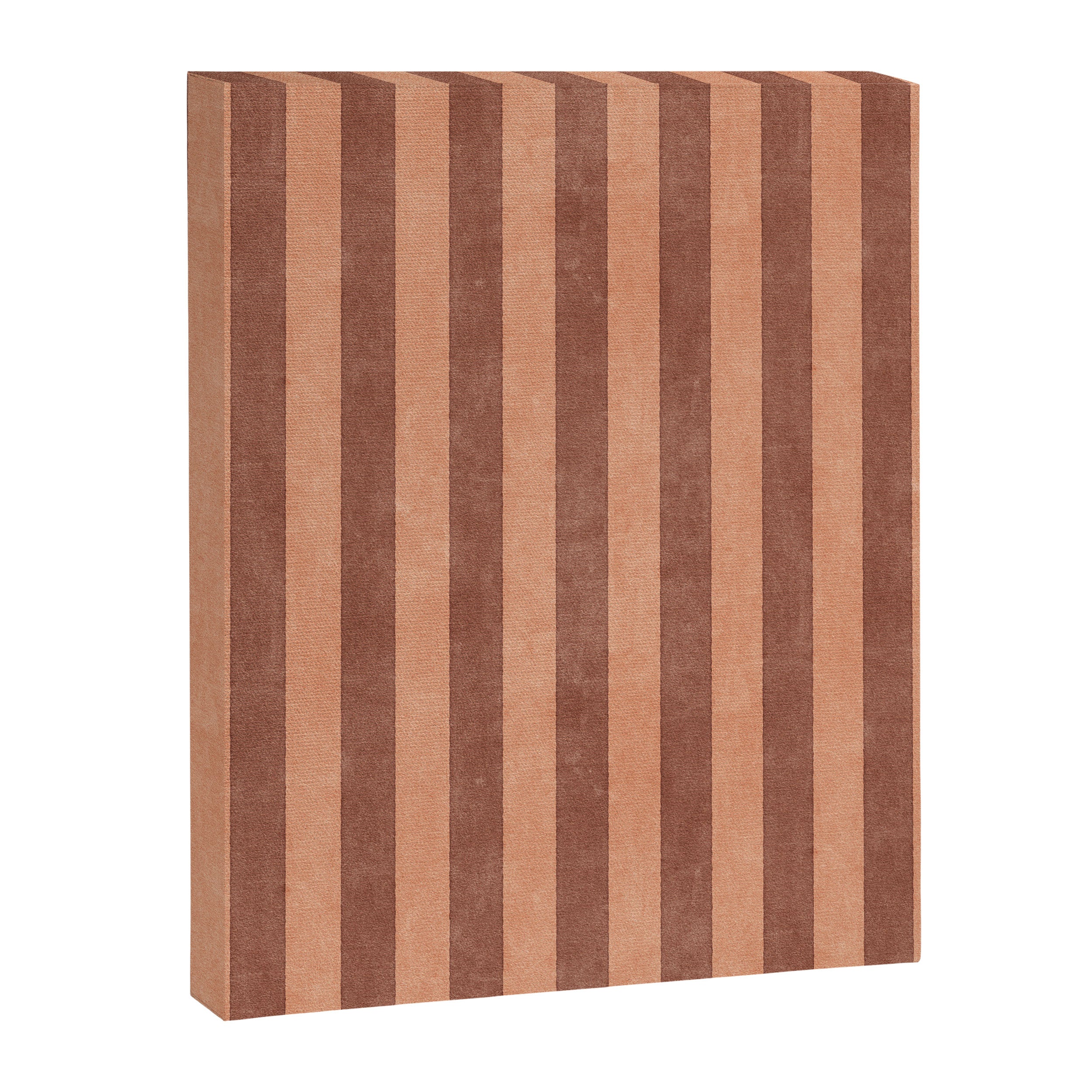 STRIPES - 004 - brown Canvas Print Gallery Image 6