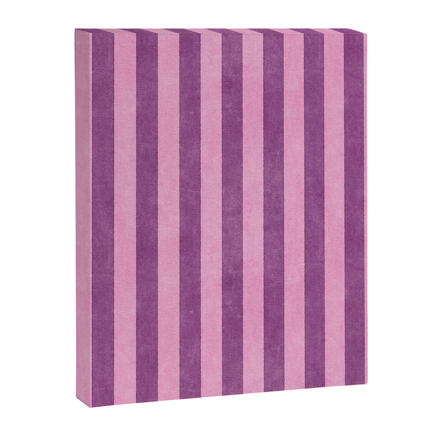 STRIPES - 004 - purple Canvas Print Gallery Image 3