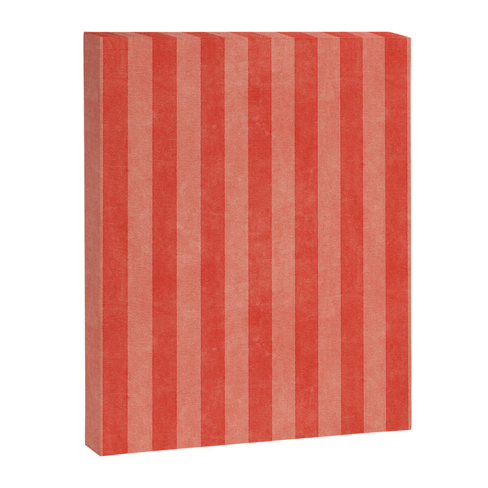 STRIPES - 004 - red Canvas Print Gallery Image 1
