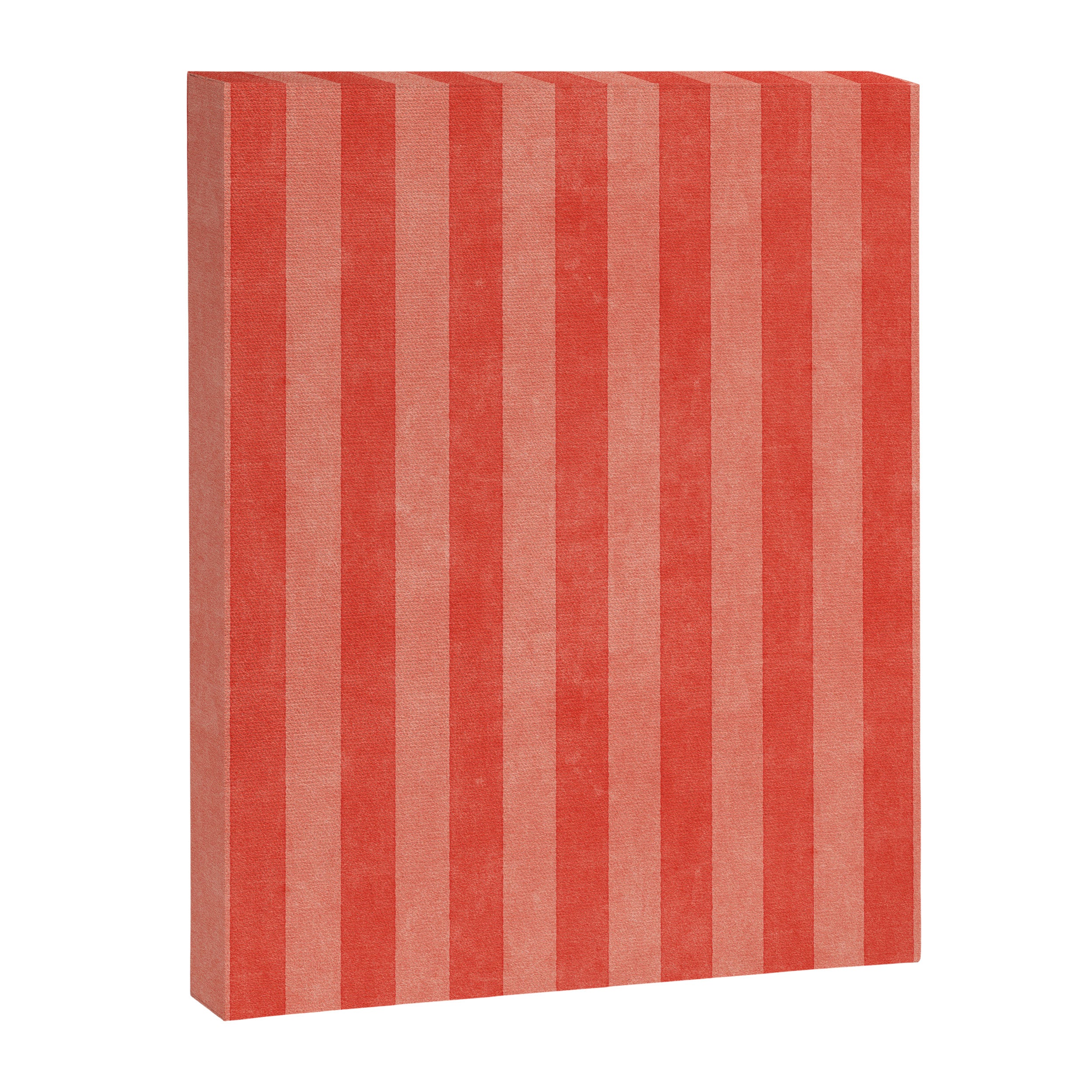 STRIPES - 004 - red Canvas Print Gallery Image 6