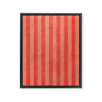 STRIPES - 004 - red Framed Canvas Print Gallery Image 6