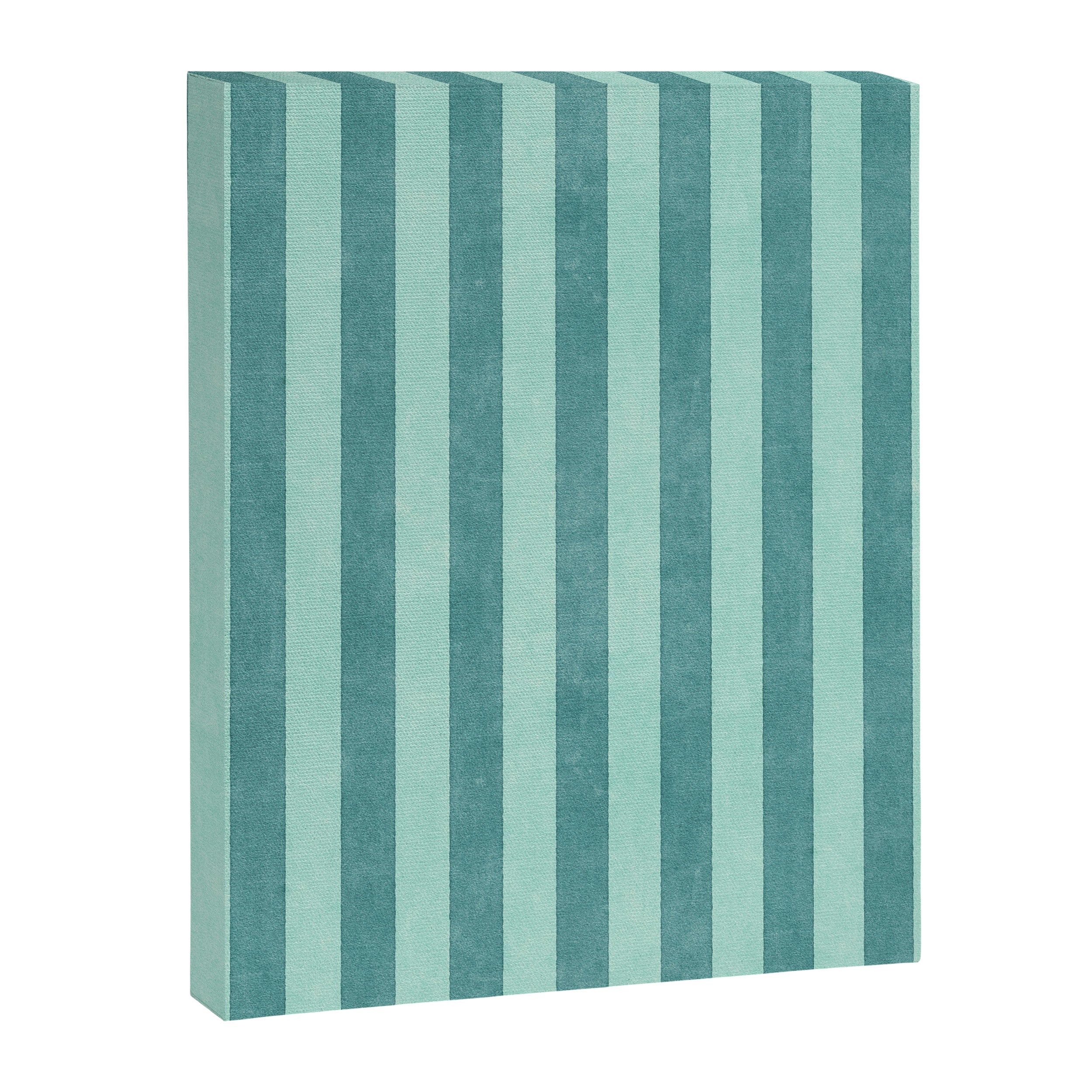 STRIPES - 004 - teal Canvas Print Gallery Image 6