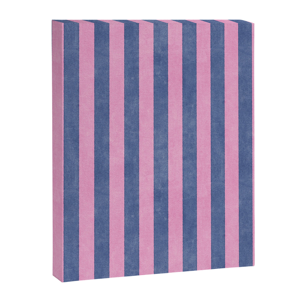 STRIPES - 005 - pink and blue Canvas Print Gallery Image 6