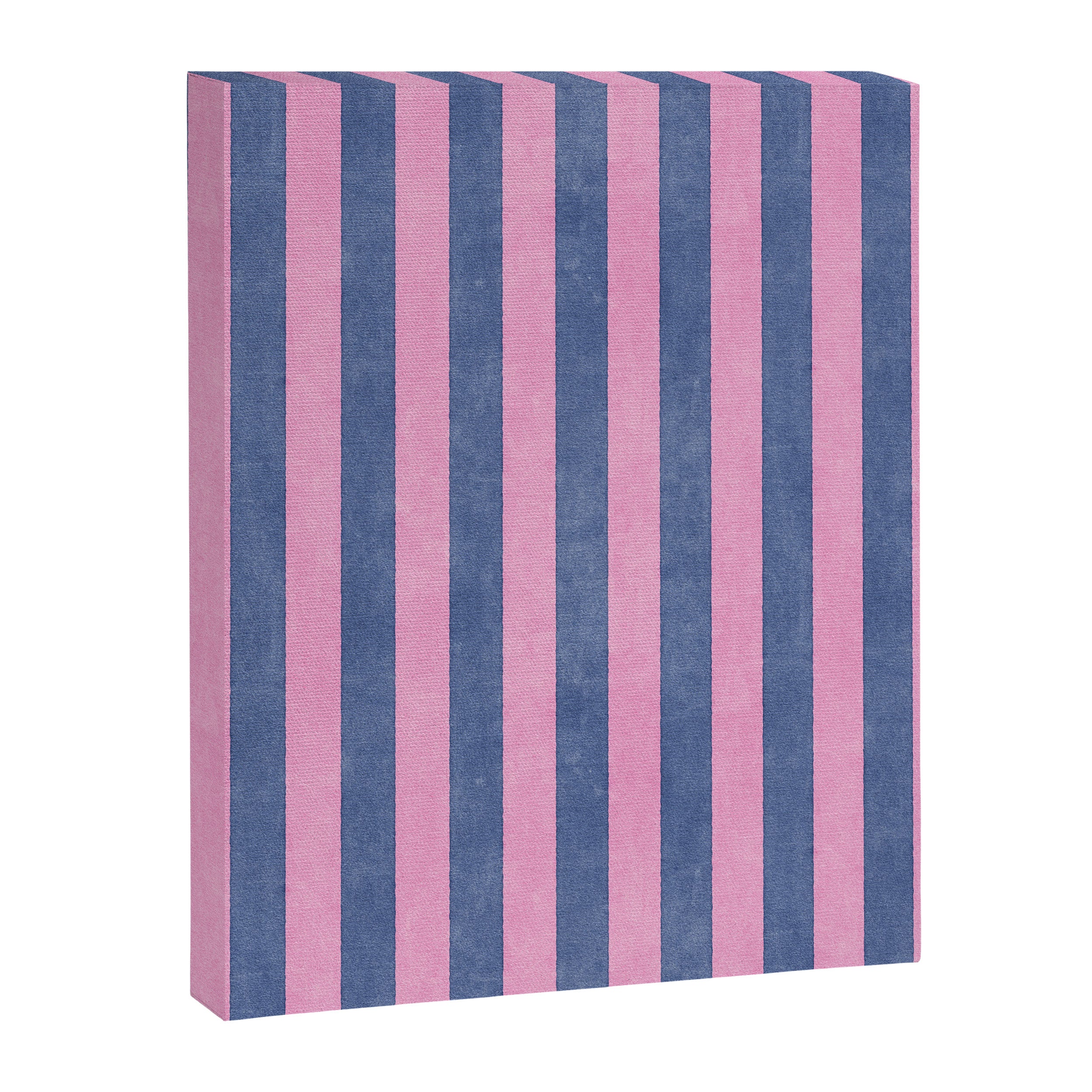 STRIPES - 005 - pink and blue Canvas Print Gallery Image 6
