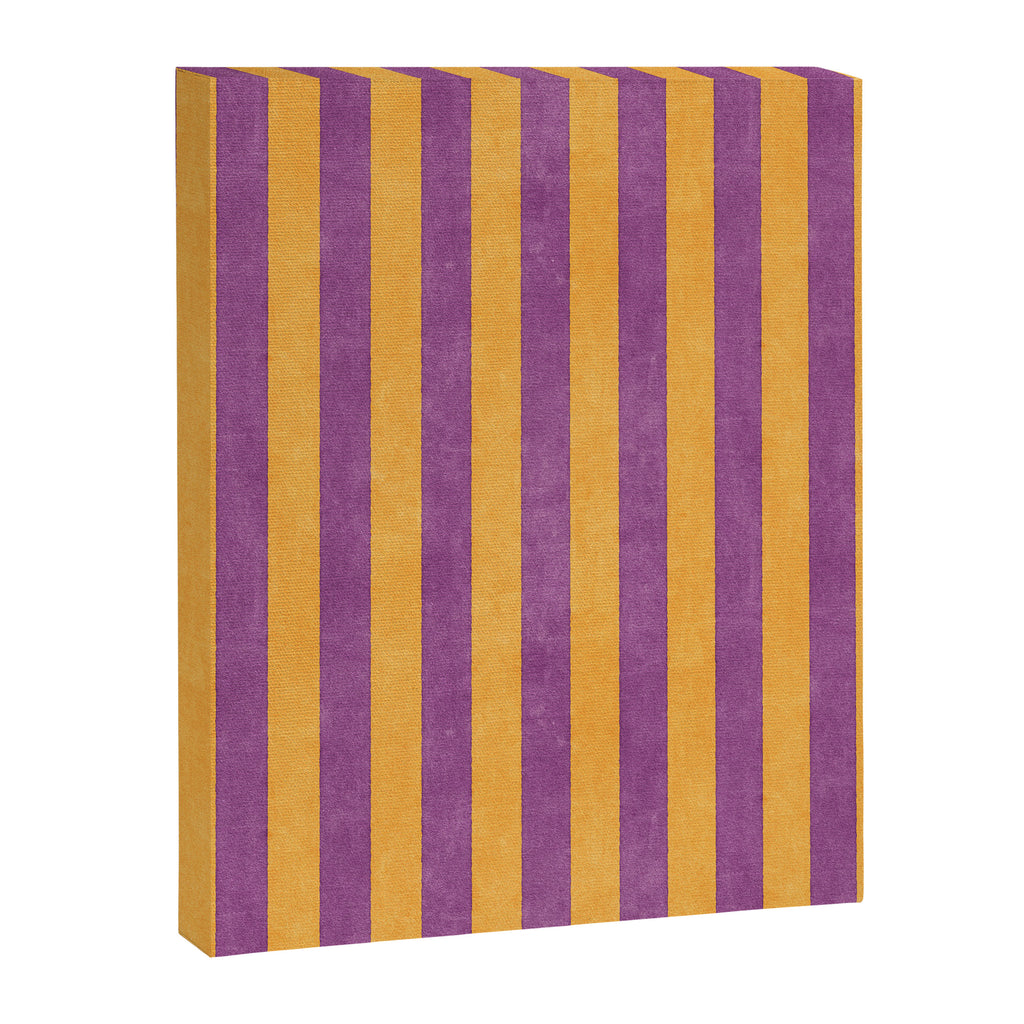 STRIPES - 005 - purple and orange Canvas Print Gallery Image 6