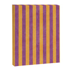 STRIPES - 005 - purple and orange Canvas Print Gallery Image 6