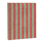 STRIPES - 005 - red and green Canvas Print Gallery Image 6