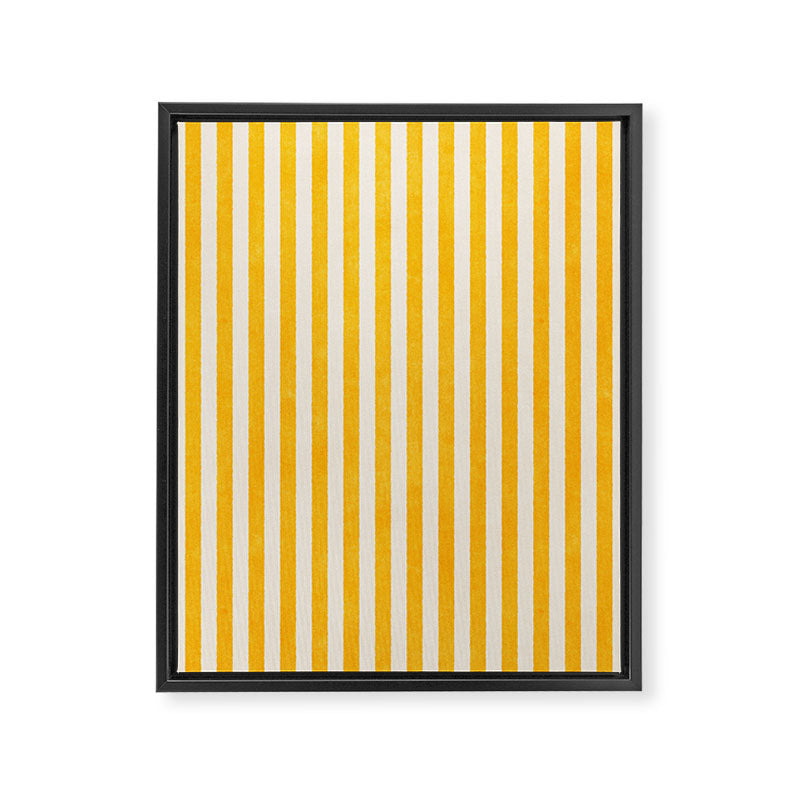 STRIPES - 07 - Goldenrod Framed Canvas Print Gallery Image 8