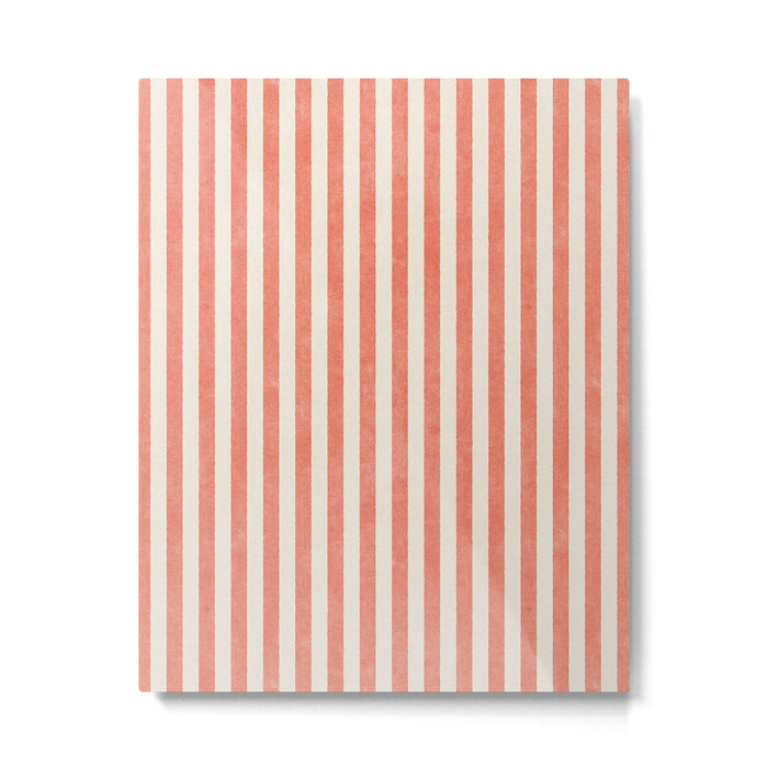 STRIPES - 07 - Guava Metal Print Gallery Image 1