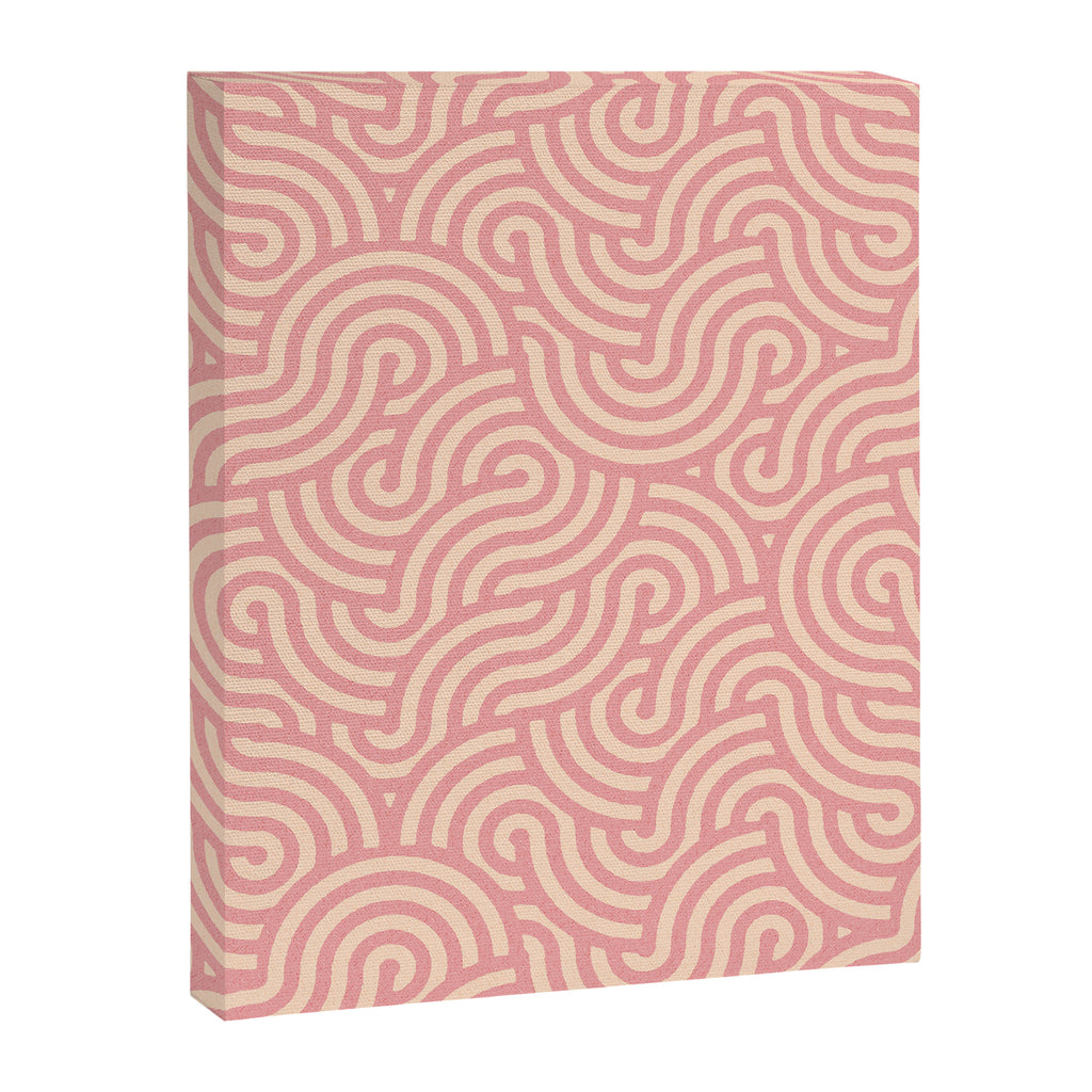 SWIRL Bubblegum and Almond Canvas Print Gallery Image 8