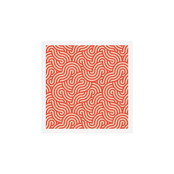 SWIRL Cayenne and Almond Art Print Gallery Image 1