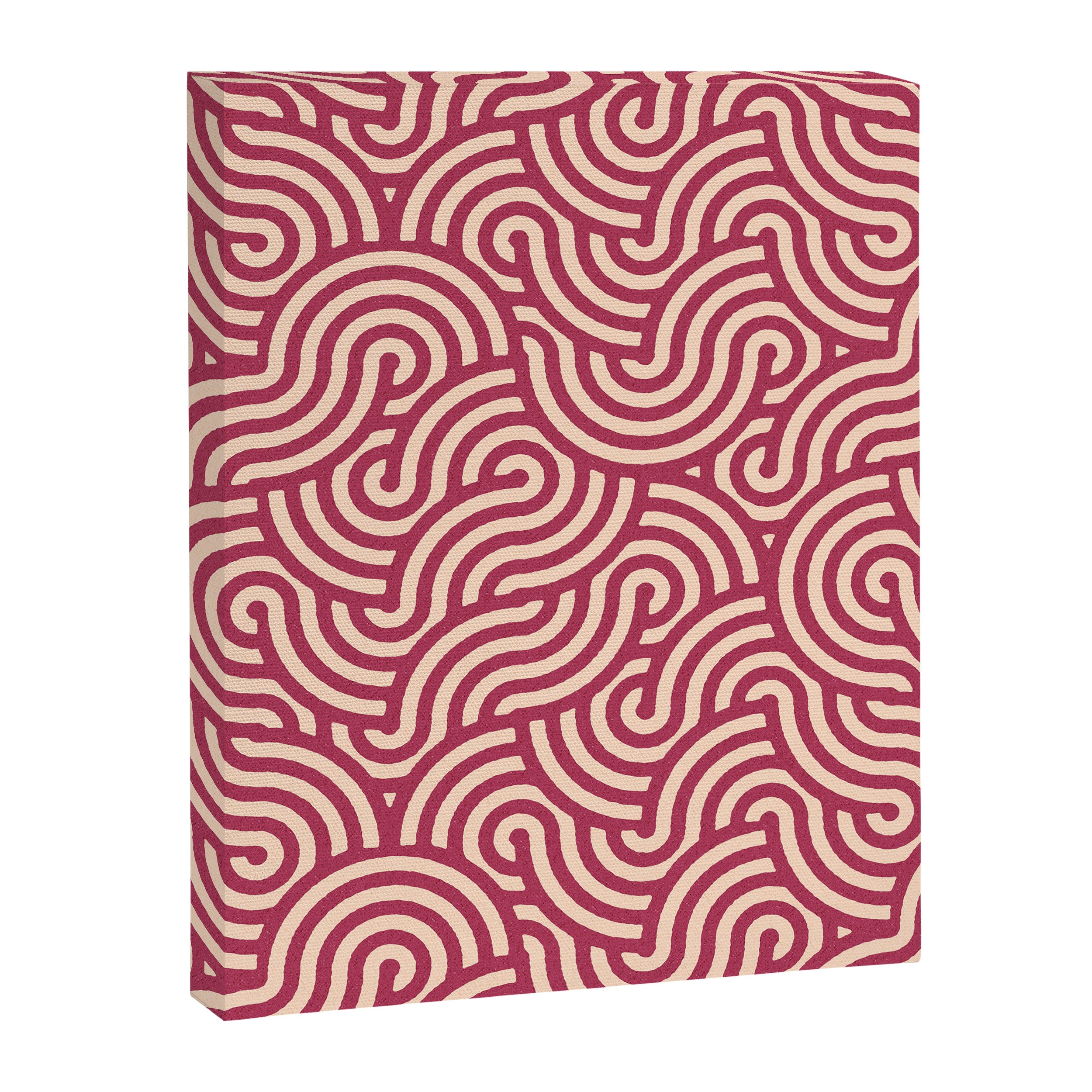 SWIRL - Onion and Almond Canvas Print Gallery Image 6