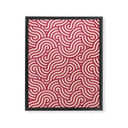 SWIRL - Onion and Almond Framed Canvas Print Gallery Image 6