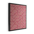 SWIRL - Onion and Almond Framed Canvas Print Gallery Image 2