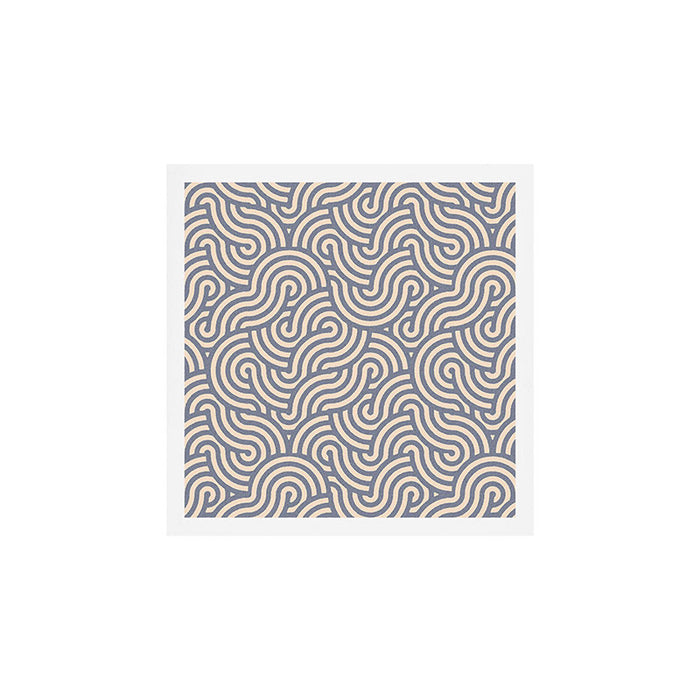 SWIRL Steel and Oat Art Print Gallery Image 1