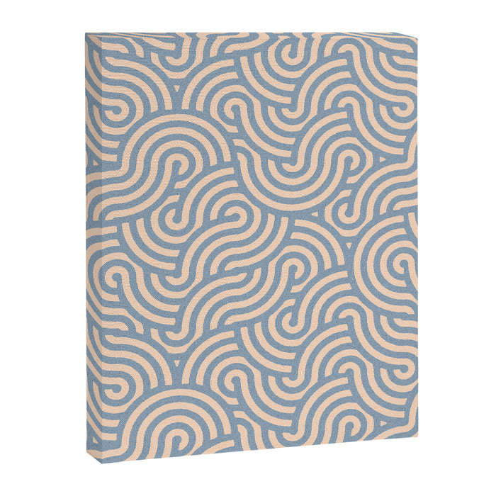 SWIRL - Stone and Almond Canvas Print Gallery Image 1