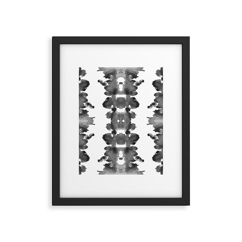 Black Ink Blots Framed Art Print Gallery Image 5
