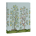 Chinoiserie Citrus Grove Mural Multicolor Canvas Print Gallery Image 6