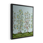 Chinoiserie Citrus Grove Mural Multicolor Framed Canvas Print Gallery Image 2