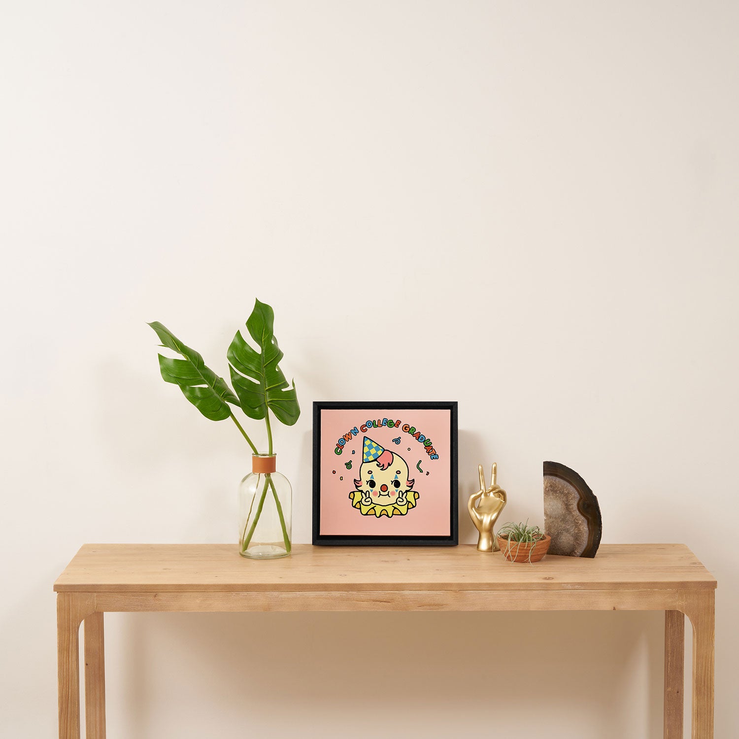 Clown College Framed Canvas Print Gallery Image 3