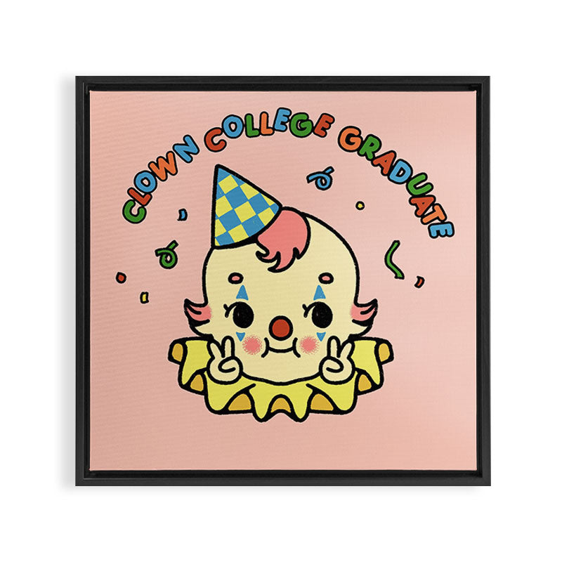 Clown College Framed Canvas Print Gallery Image 3