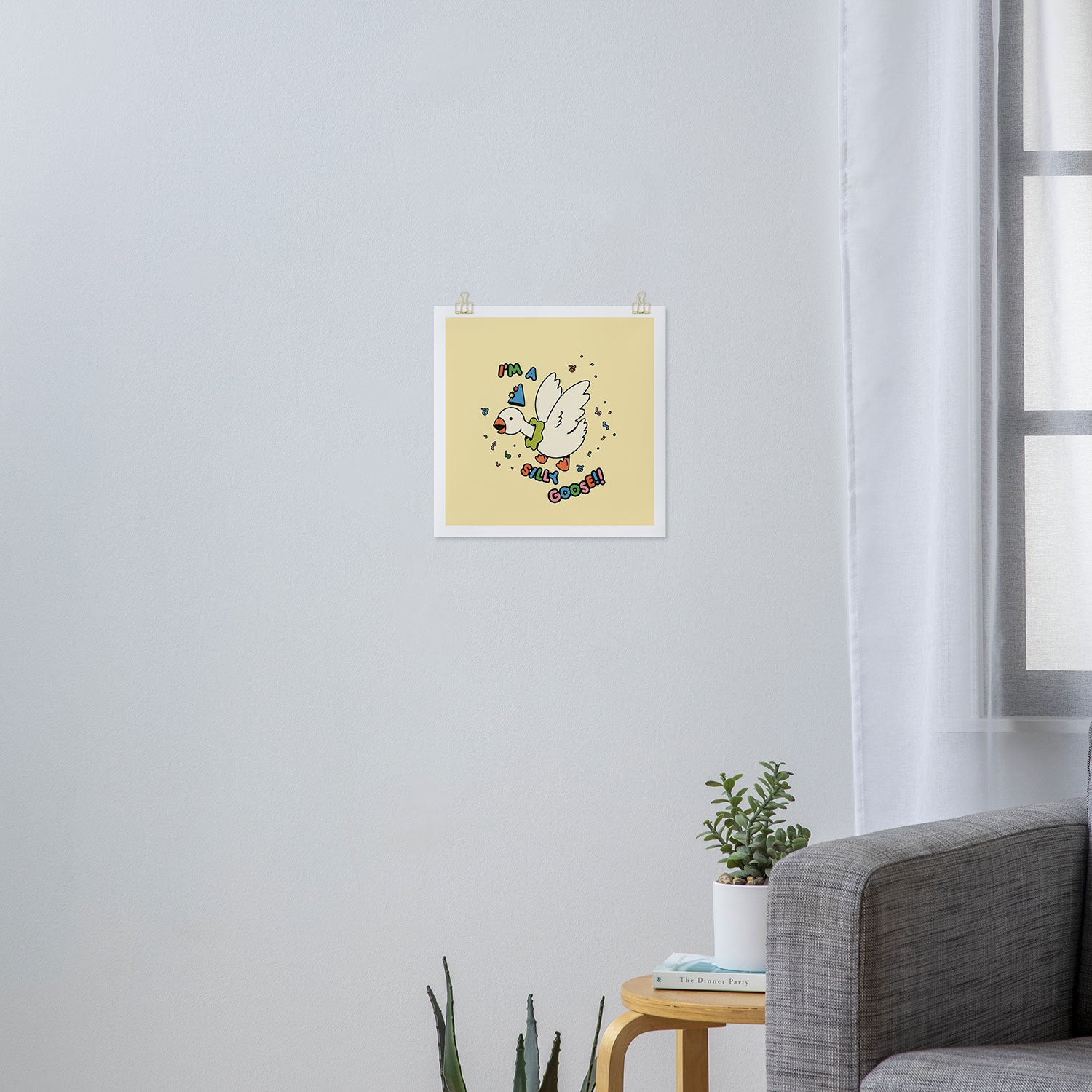 Silly Goose Art Print Gallery Image 3