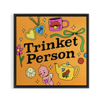 Trinket Person Framed Canvas Print Gallery Image 3