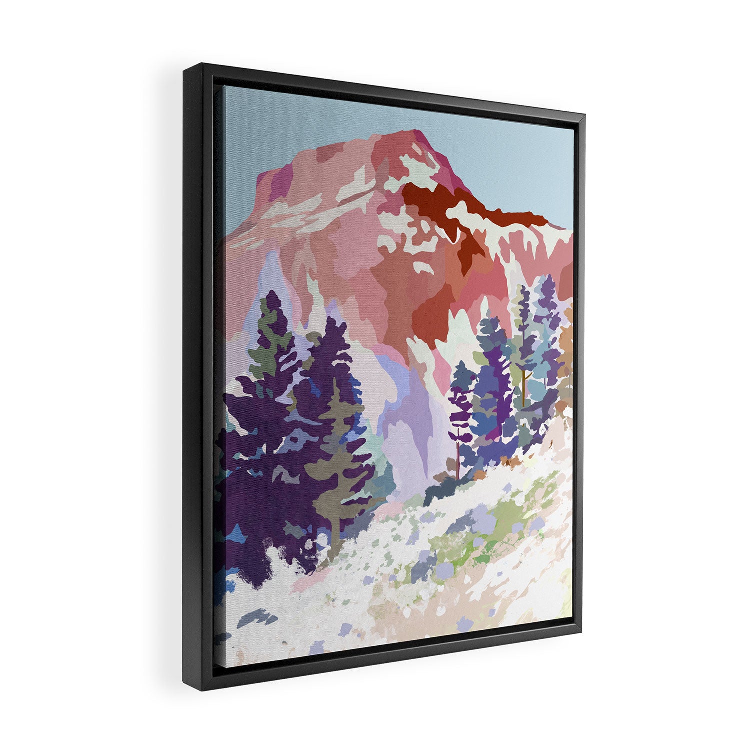 Alpine Lite II Framed Canvas Print Gallery Image 2