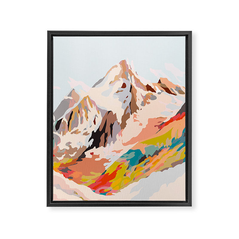 glass mountains Framed Canvas Print Gallery Image 6