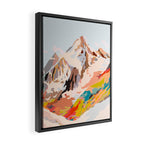 glass mountains Framed Canvas Print Gallery Image 2
