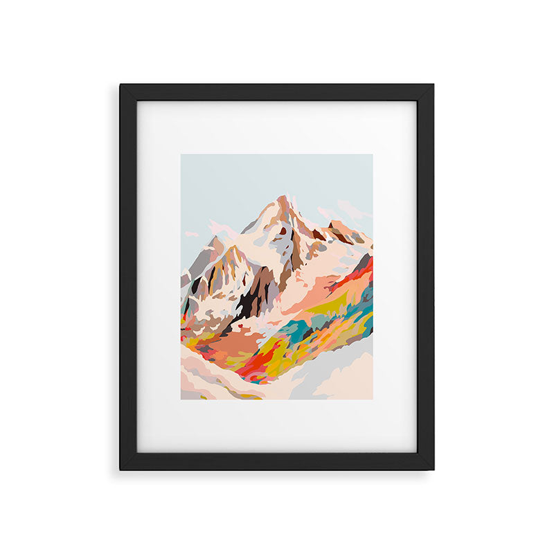 glass mountains Framed Art Print Gallery Image 5