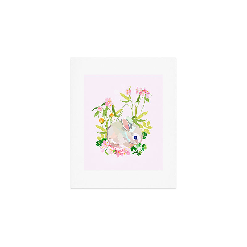 springtime bunny Art Print Gallery Image 1