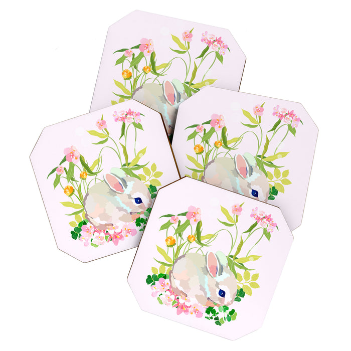 springtime bunny Coaster Gallery Image 1